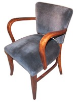 Four American Art Deco Arm Chairs